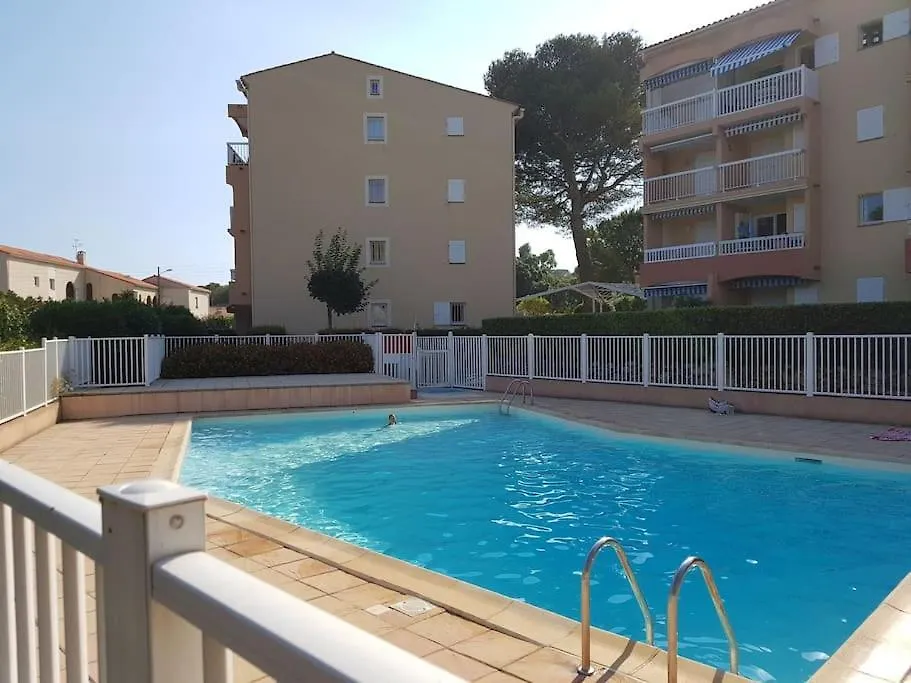 Joli Appart A 100M De La Mer, Jardin Et Piscine Frejus France